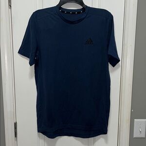 Adidas Men's Navy Blue T-Shirt